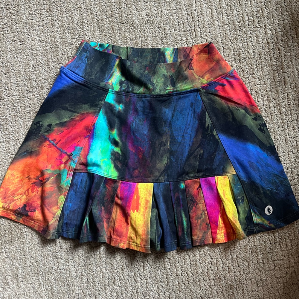 Red and Blue Mini Pickleball Skirt
